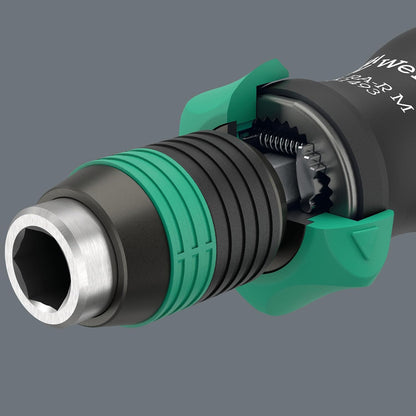 Wera 838 RA-R M BITHOLDING SCREWDRIVER - RATCHET FUNCTIONALITY, 1/4" X 123.5 MM