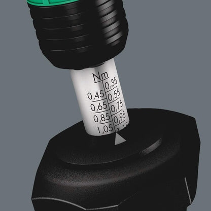 Wera Series 7400 Kraftform adjustable torque screwdrivers (0.1-3.0 Nm)