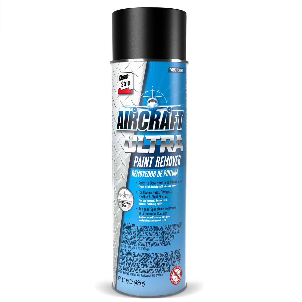 Klean-Strip Aircraft ULTRA Paint Remover Fast-Acting Aerosol - Visible Lifting Action - 15oz