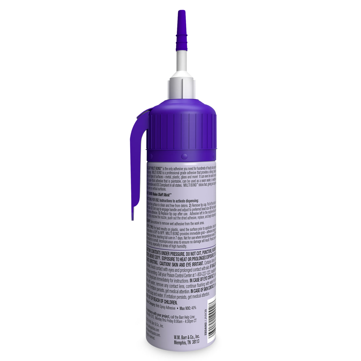 Bulldog Multi-Bond Adhesive, 6 Pack of 6 oz. Bottles, White, Ideal for Hundreds of Shop and Garage Applications, Fast-Drying, Works on Wet Surfaces, Ideal for Metal, Fiberglass and Brick Adhesive