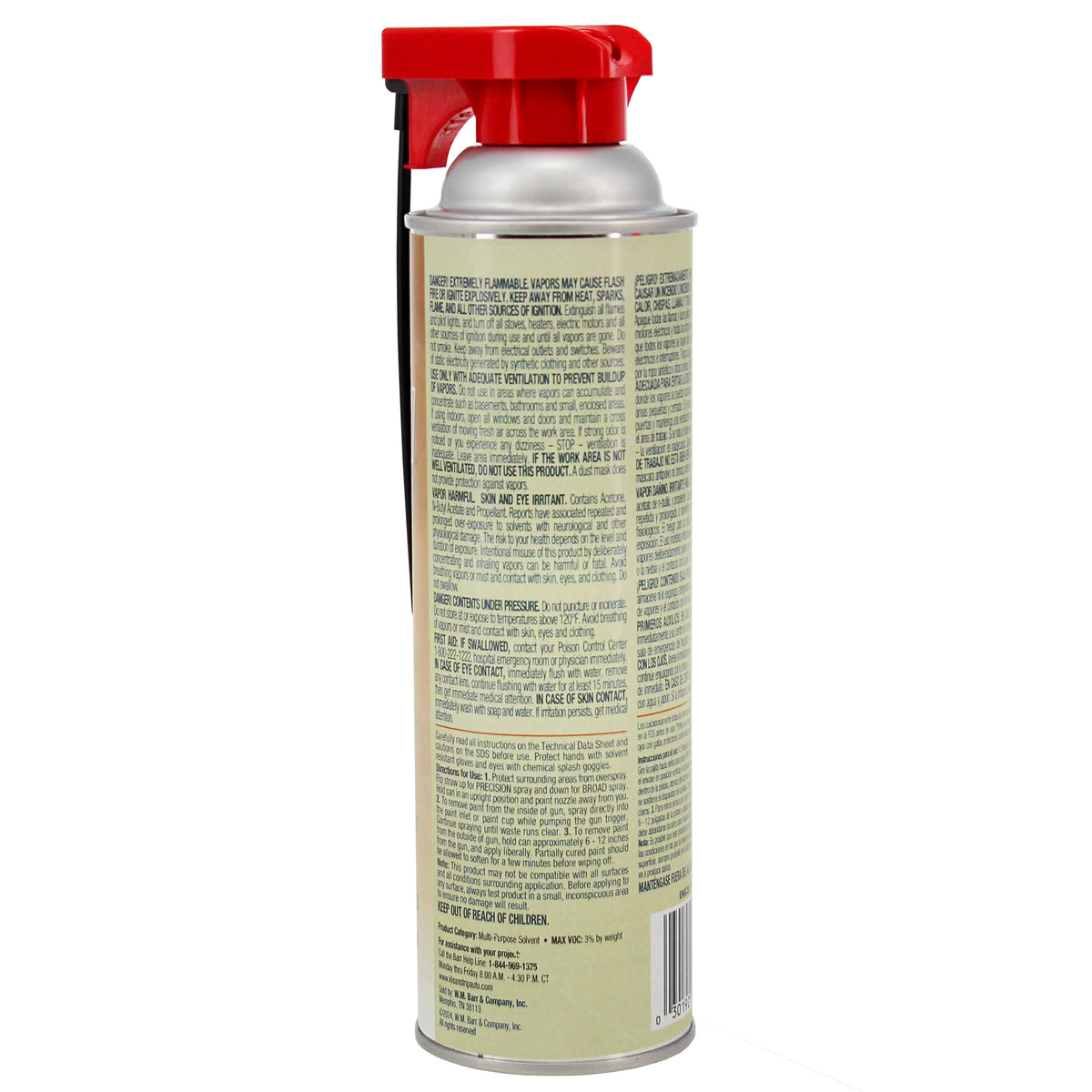 Naked Gun Spray Gun Cleaner 12pk, Solvent & Waterborne Paint Remover, 12 Pack of 15oz Aerosol Cans