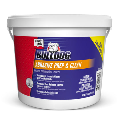 Bulldog Abrasive Prep and Clean VOC Compliant Wax and Grease Remover for Auto Body - 7.6 Pound Paint Prep Cleaner Paste – Automotive Paint Prep Surface Degreaser