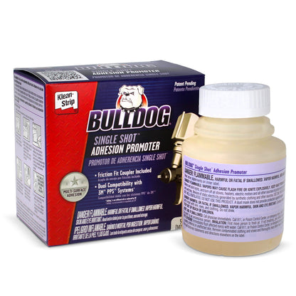 Bulldog Single Shot Adhesion Promoter for Automotive Plastics, Metal, Aluminum - Convenient, Single-Use Container Quick Dry Auto Adhesion Promoter for Paint Prep Jobs - 5 Ounce