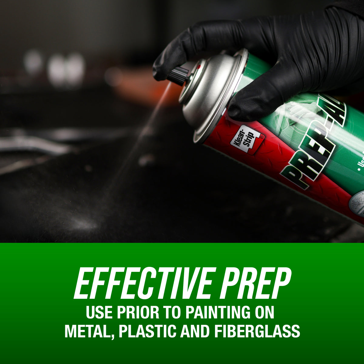 Klean-Strip Prep-All Wax and Grease Remover, Fast-Acting Degreaser, 13.5oz Aerosol