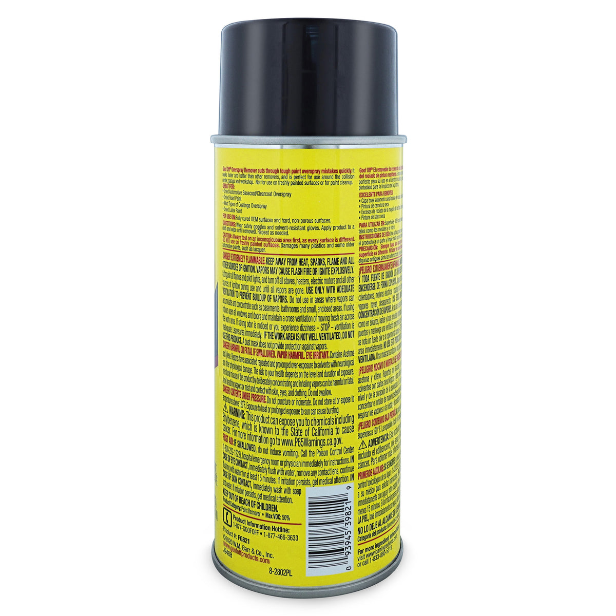 Goof-Off Pro Strength Overspray Remover, 6 Pack of 12 Oz Aerosol Cans