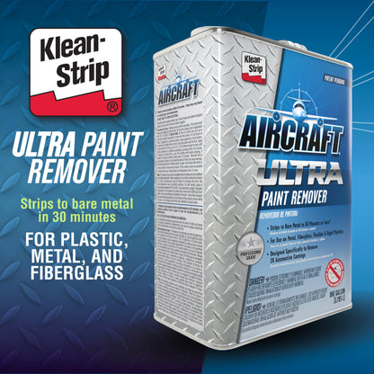 Aircraft ULTRA Paint Remover Fast-Acting Formula- Visible Lifting Action - 4 Pack of 1 Gallon Cans