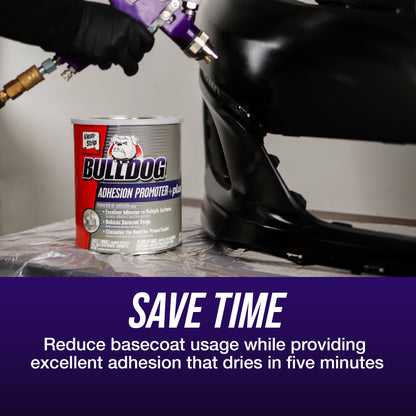 Bulldog Adhesion Promoter Plus 4pk - For Automotive Plastics and Metals - 4 Pack of 1 Gallon Bottles