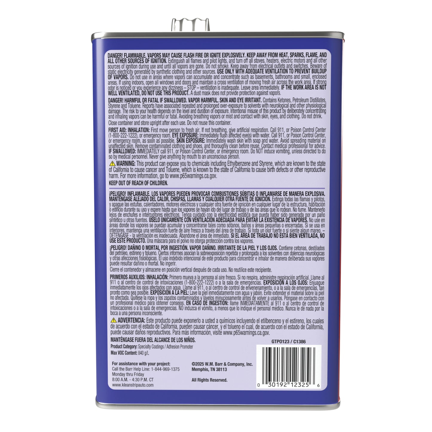 Adhesion Promoter 4 Pack of 1 Gallon Cans