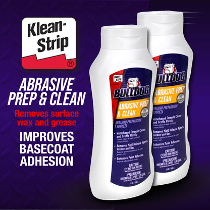 Bulldog Abrasive Prep & Clean Degreaser Paste 12pk - 12 Pack of 16oz Bottles