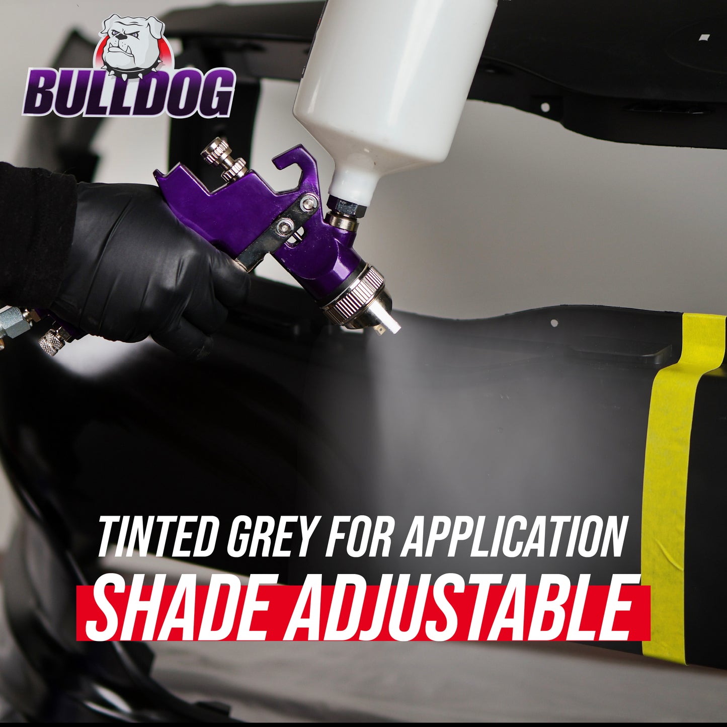 Bulldog Adhesion Promoter Plus 6pk - For Automotive Plastics and Metals - 6 Pack of 1 Quart Cans
