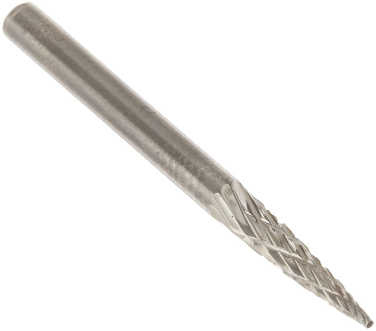 01V022 Tungsten Bur 1/8 in. X 1/2 in Cut Finishing Bur with 1/8 in Shank