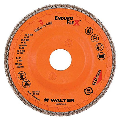 06B508 Abrasive Flap Disc - [Pack of 10] 80 Grit, 5 in. Finishing Disc