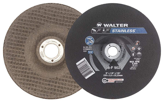 08F460 Grinding/Cutting Wheel Pack of 25 4.5in Abrasive Wheel w/Round Hole