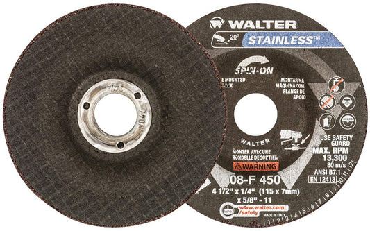 08F500 Stainless Grinding and Cutting Wheel [Pack of 20] A-30-SS Grit