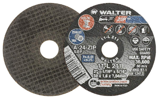 11L211 ZIP Performance Cutting and Grinding Cutoff Wheel - [Pack of 25]