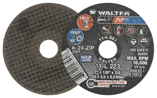 11L223 ZIP Performance Cutting and Grinding Cutoff Wheel - [Pack of 25]