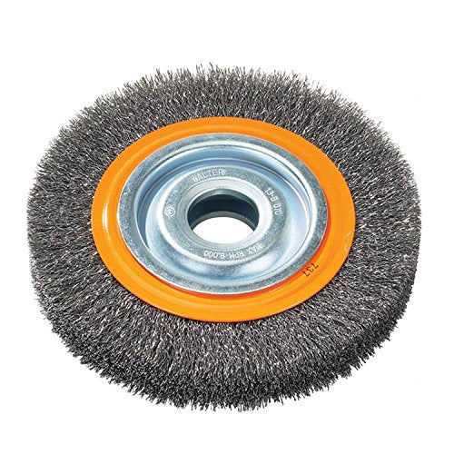 13B070 Stringer Bead Wheel Brush - 7 in. Orange Abrasive Wheel Brush