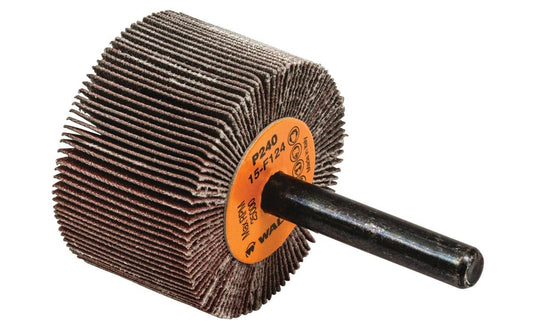 15F124 Abrasive Flap Wheel [Pack of 10] 240 Grit Surface Finishing Wheel